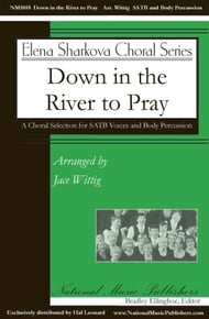 Down in the River to Pray SATB choral sheet music cover Thumbnail